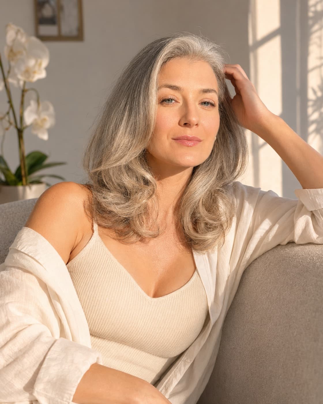 Ekaterina Zelianina, seated in warm natural light